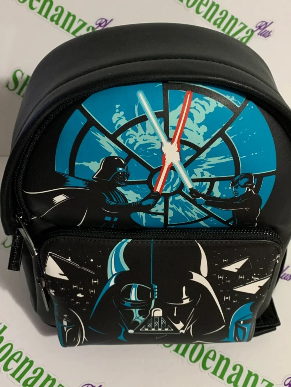 Danielle Nicole Mini Backpack Luke Darth Varder Last Duel Death Star Wars Bag - Picture 2 of 9
